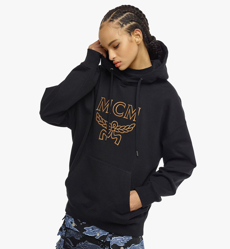 MCM Men’s Classic Logo Hoodie in Organic Cotton outlook