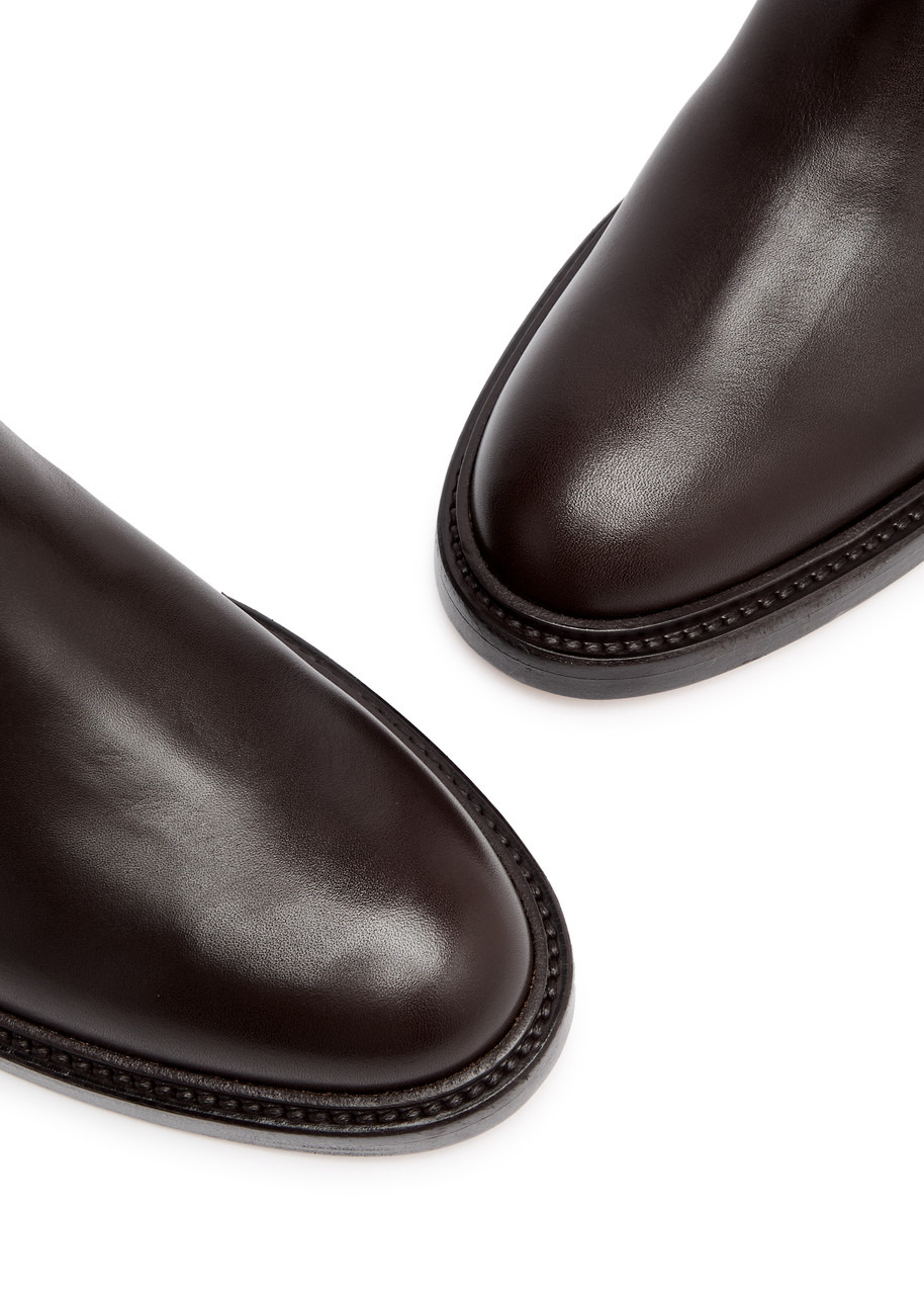 Legres Leather Knee-high Riding Boots - 3