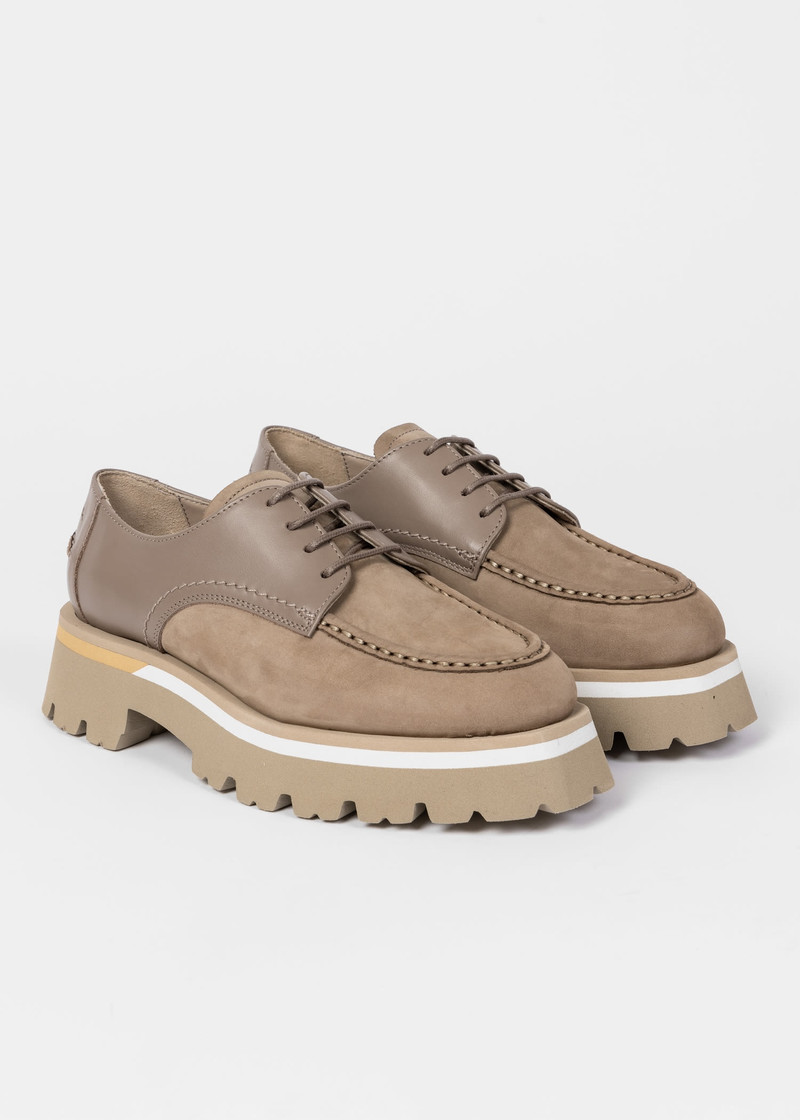 Taupe 'Argon' Shoes 3