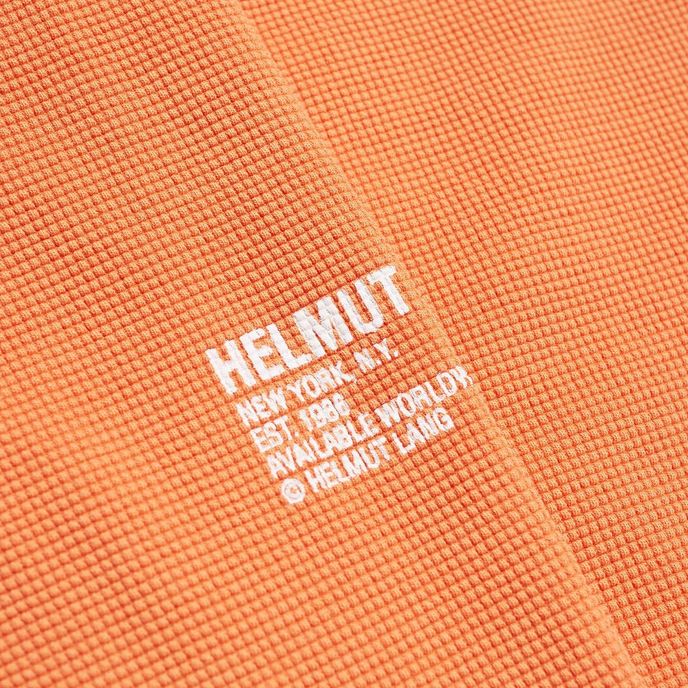 Helmut Lang Long Sleeve Logo Pocket Waffle Tee - 3