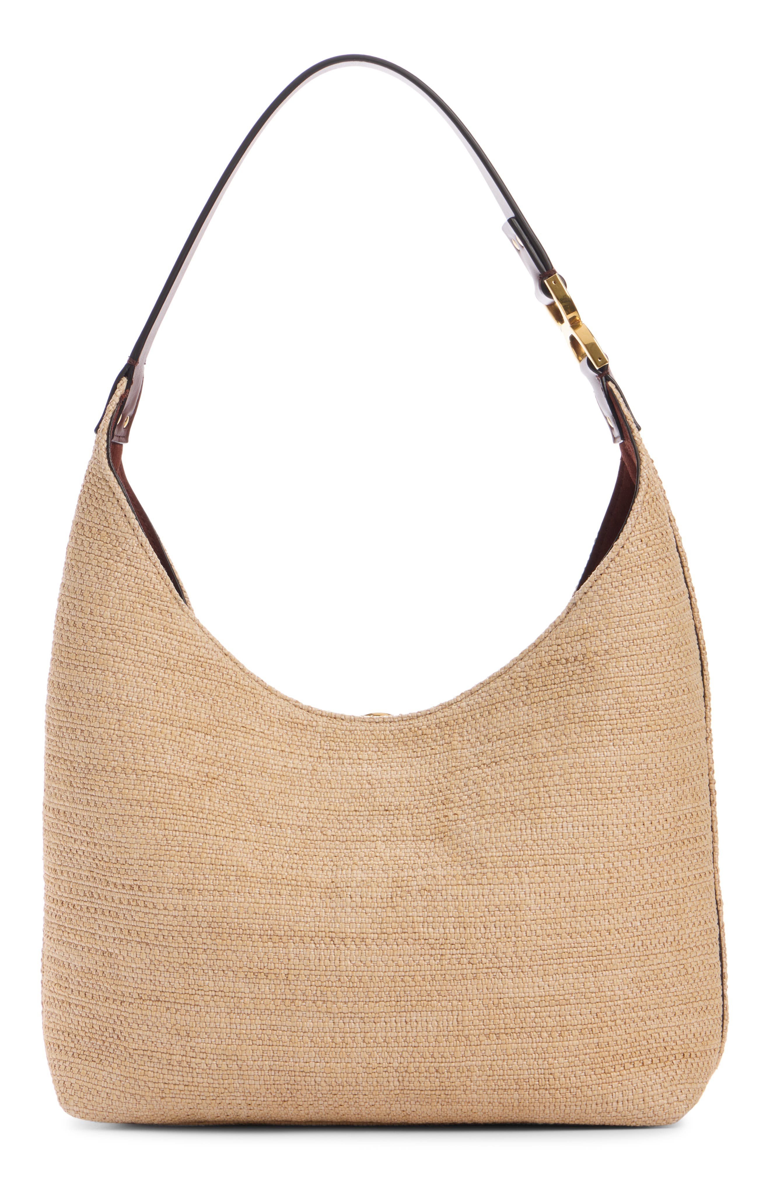 Chloé Small Marcie Woven Hobo Bag in Hot Sand at Nordstrom - 3