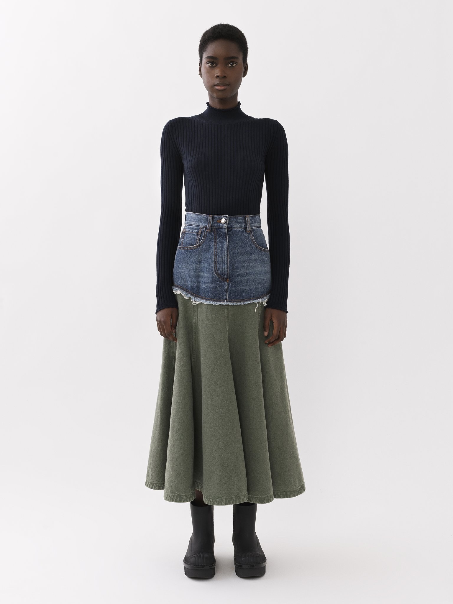FLARED MAXI SKIRT - 2