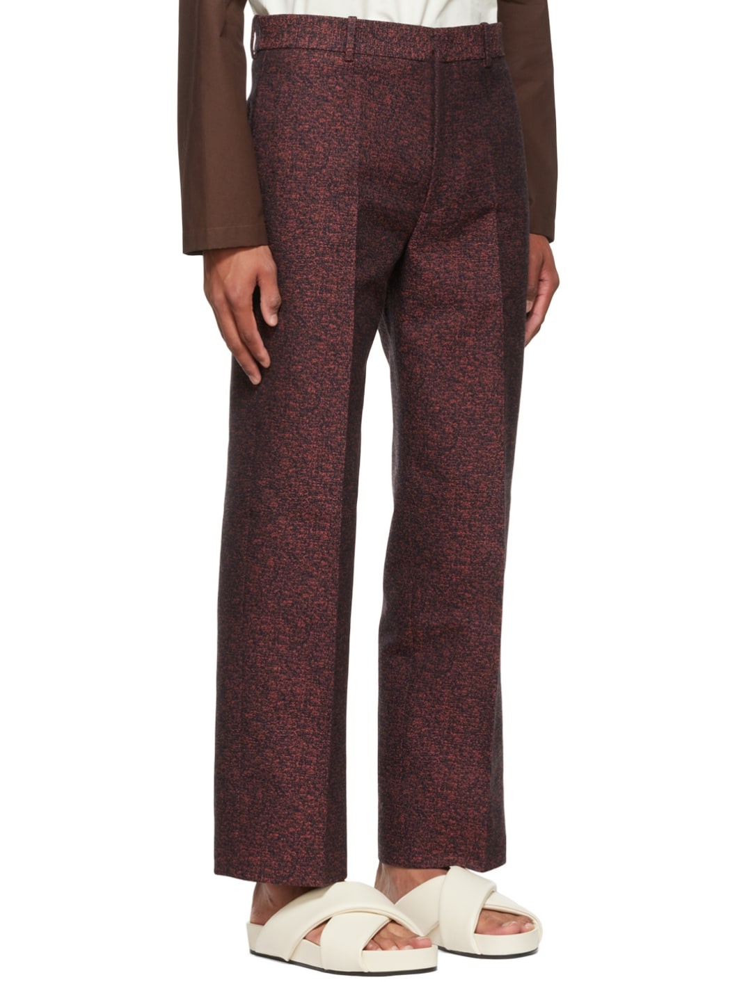 SSENSE Exclusive Red Cotton Trousers - 2