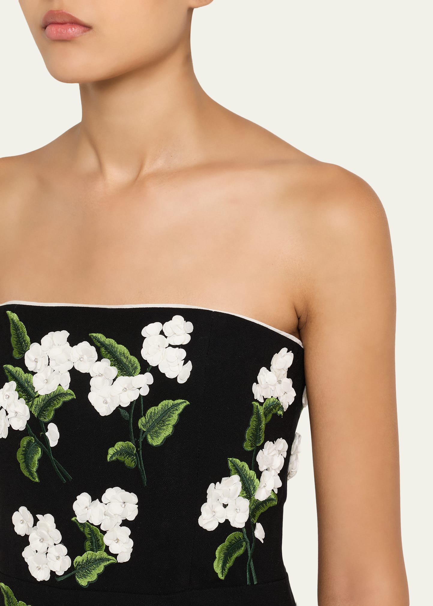 Velia Embellished Strapless Mini Gown - 5