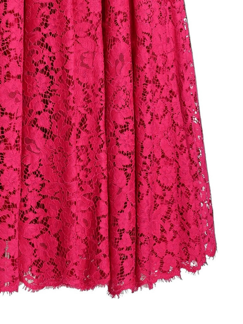 lace-appliqué dress - 2