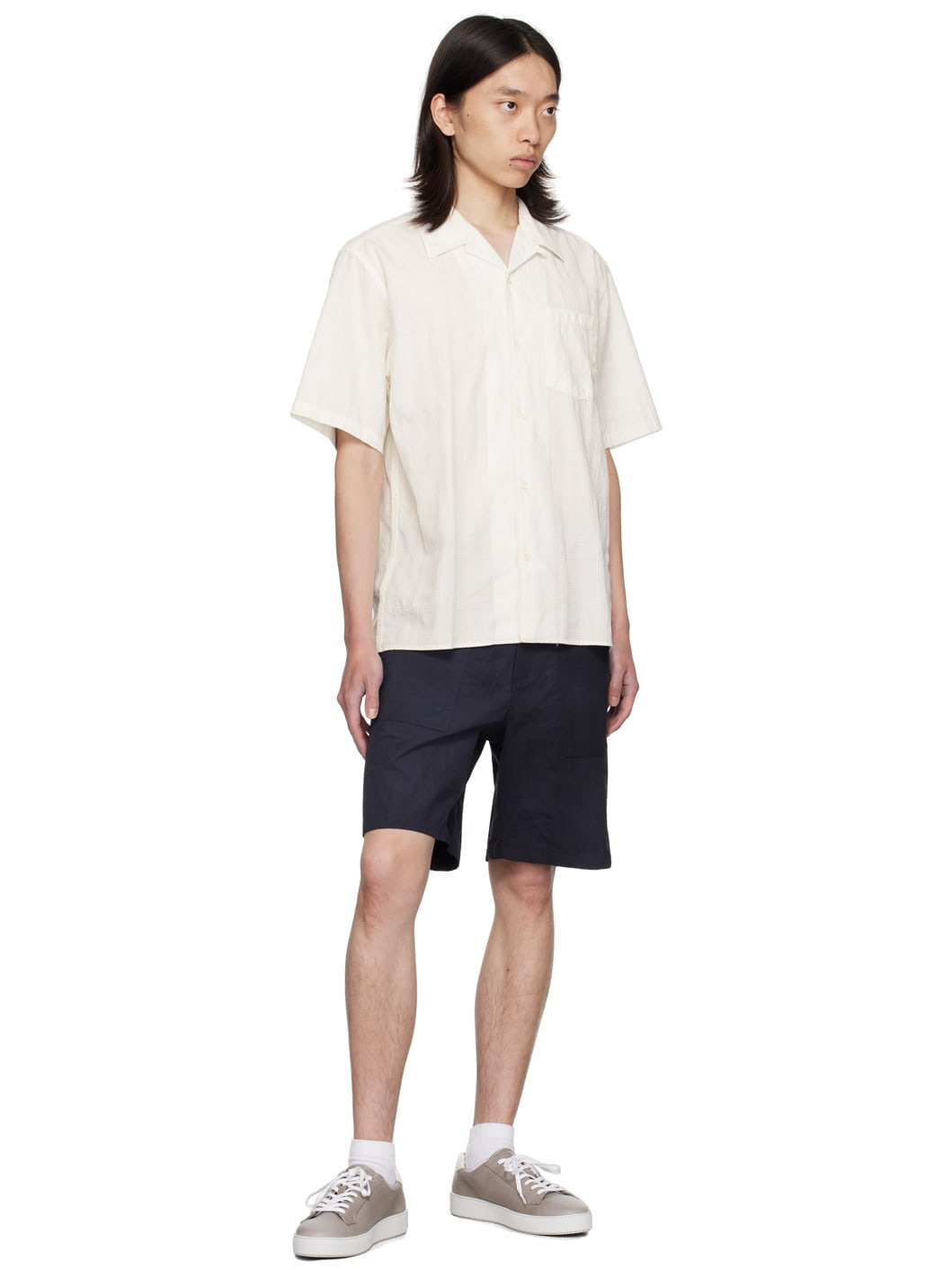Navy Lukas Shorts - 4