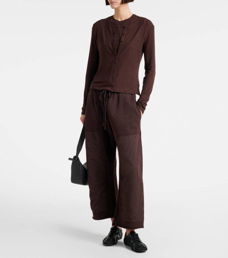 LESET Lauren cropped cardigan outlook