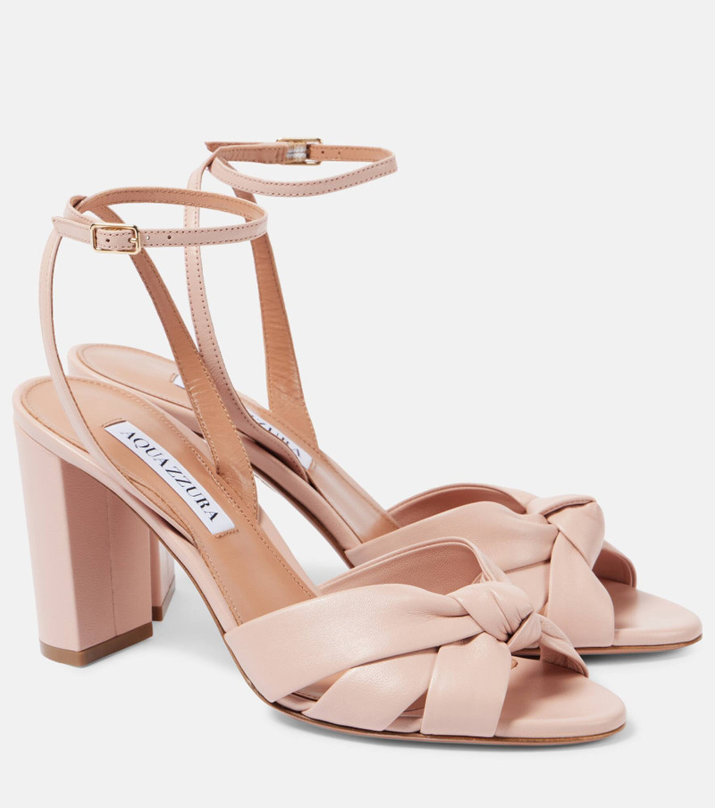 Nina 85 leather sandals - 1