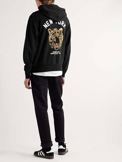 rag & bone Printed Organic Cotton-Jersey Hoodie outlook