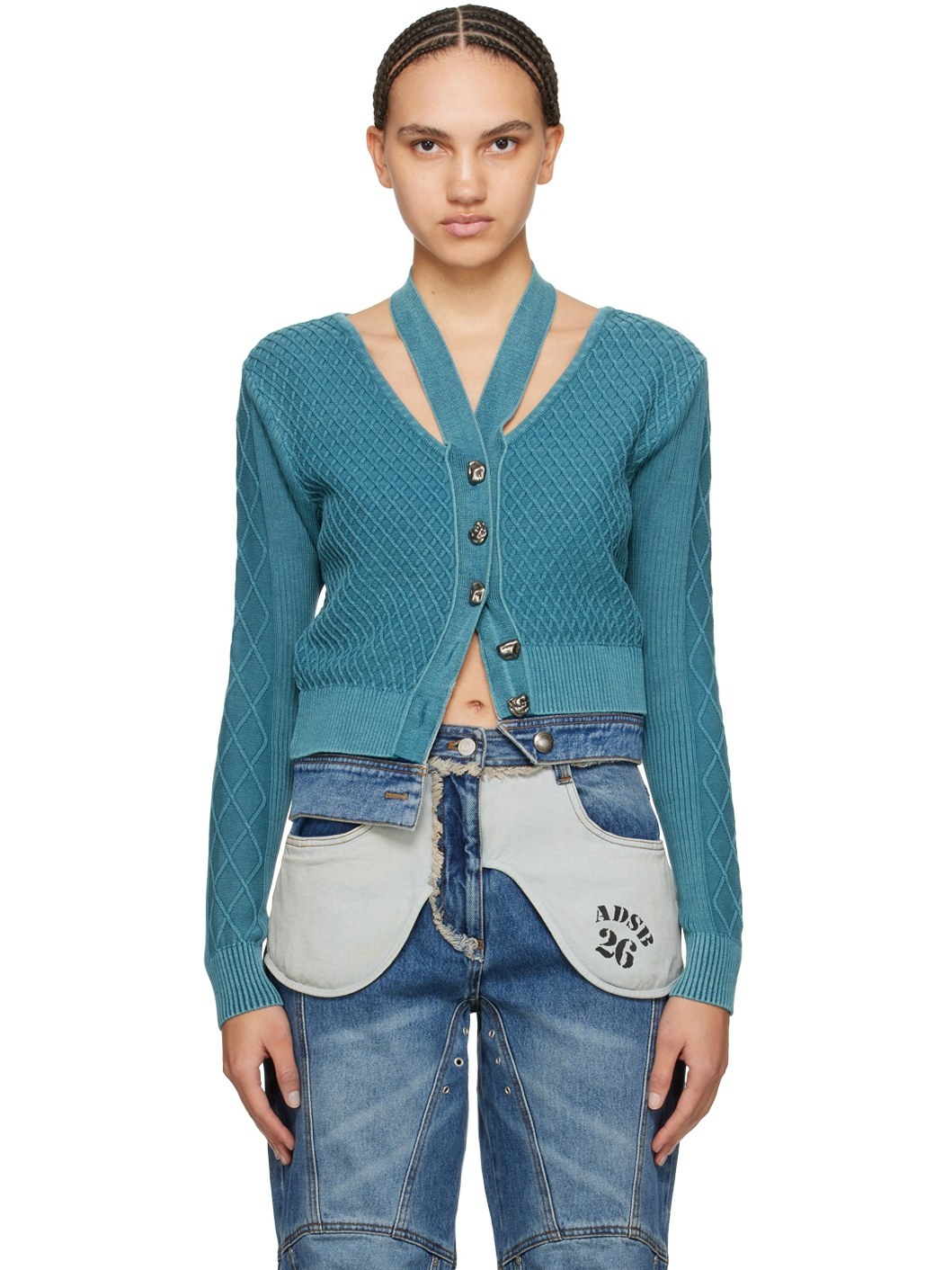 Blue Sonya Cardigan - 1