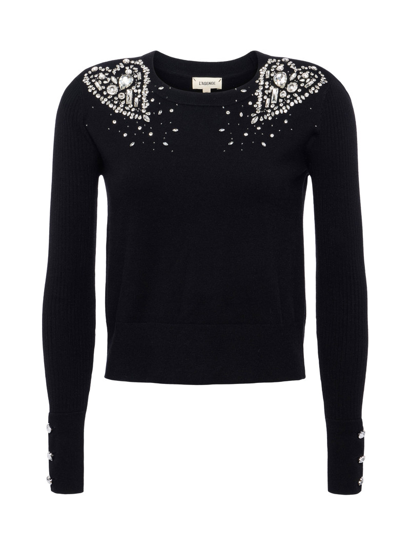 Cesca Embellished Pullover 1