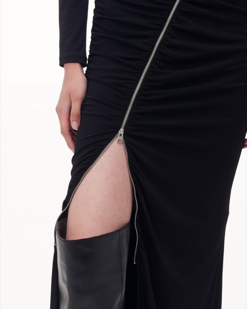 ELSIE ZIPPER MAXI DRESS 2