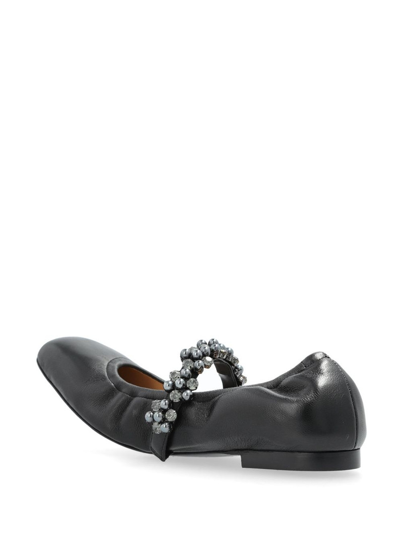 스튜어트 Weitzman 뚱 베어 담당자: Ms. Jane Ballet Flat 에 검정 에 Nordstrom 3
