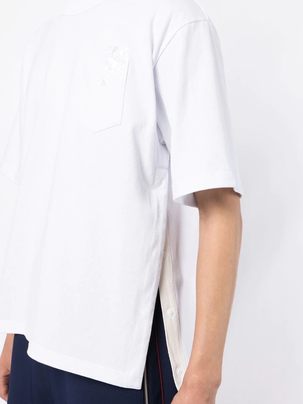 appliqué-detail short-sleeve T-shirt - 5