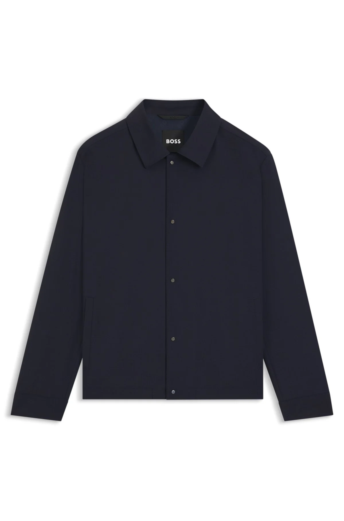 RELAXED-FIT OVERSHIRT IN A WOOL BLEND - 1