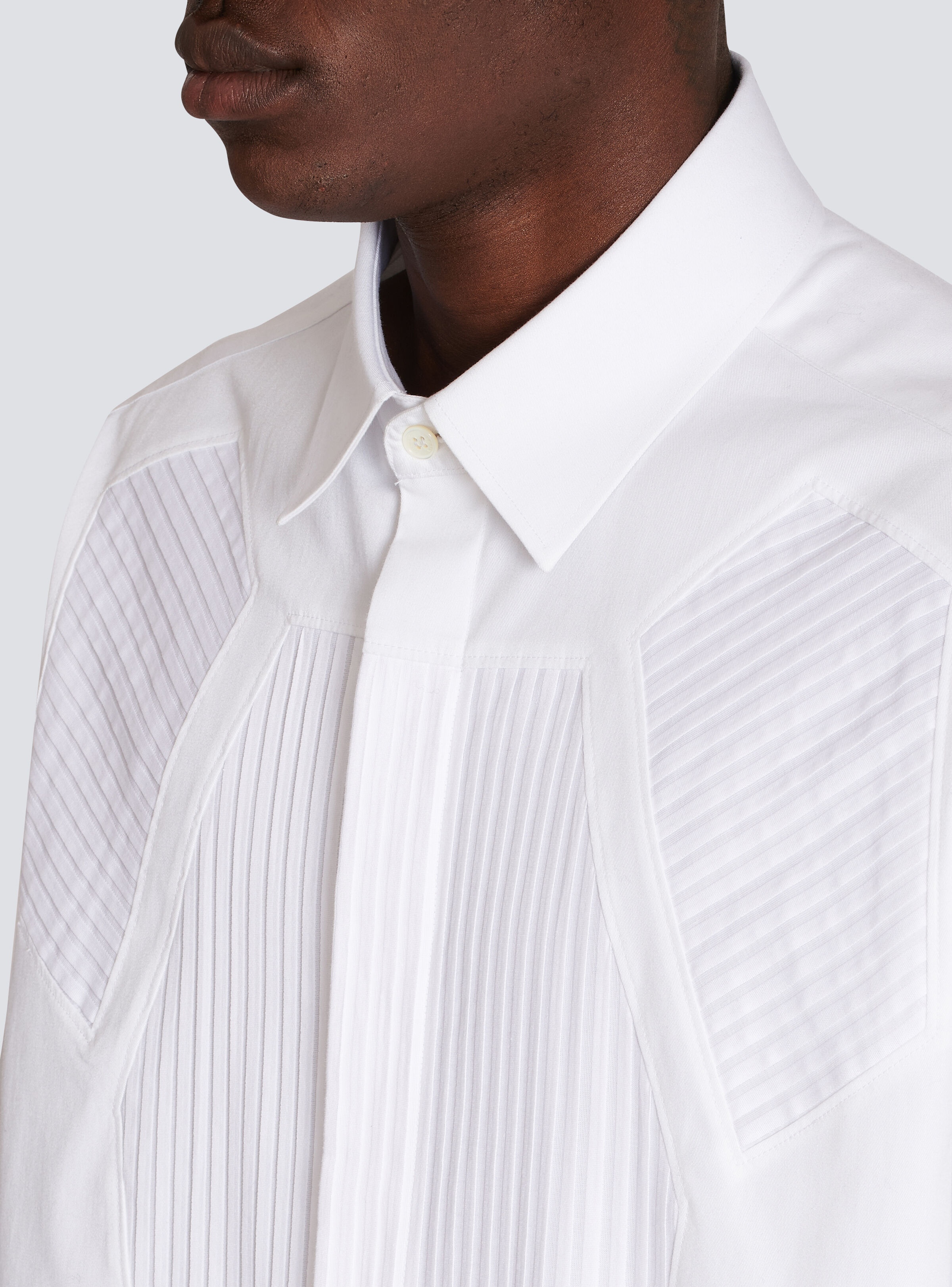 Cotton shirt with inserts - 2