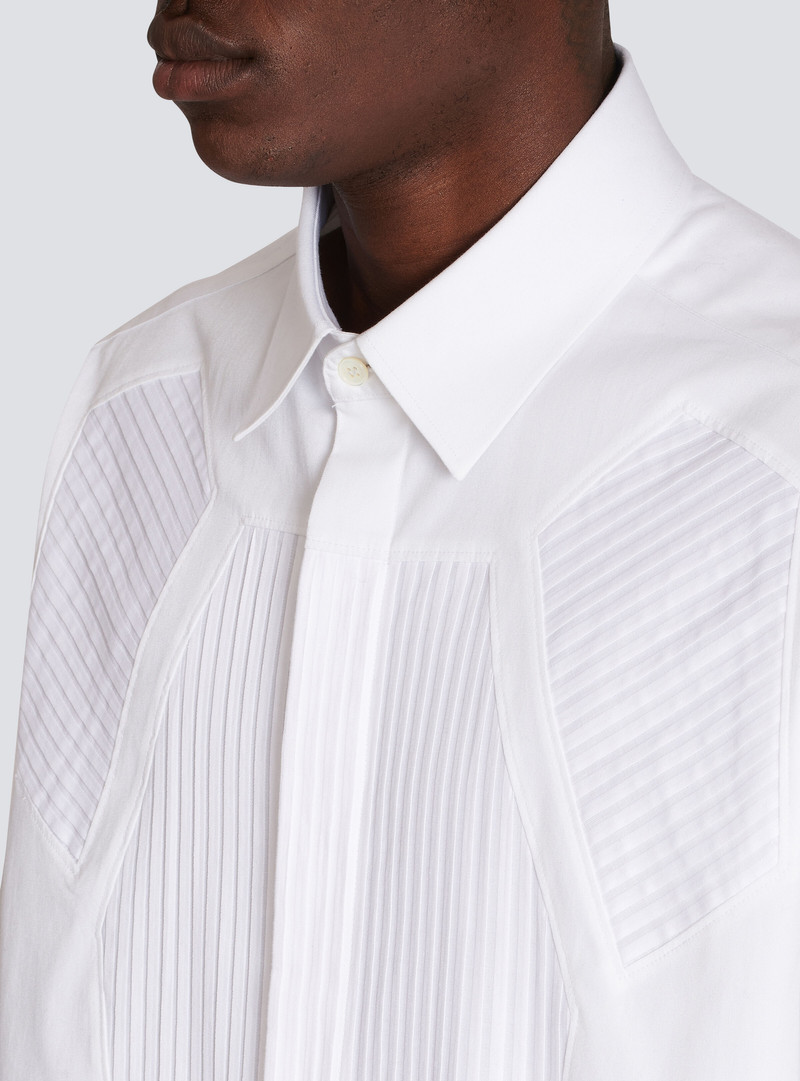 Balmain Cotton shirt with inserts outlook