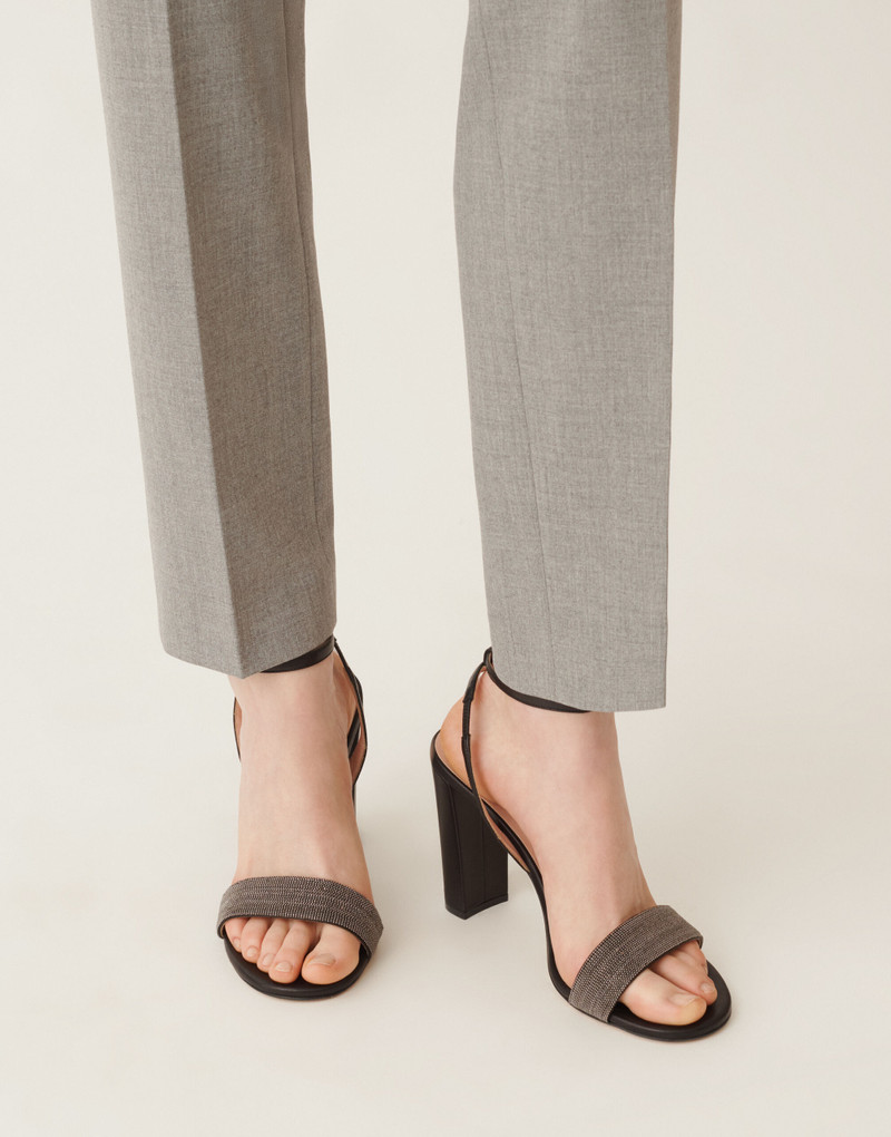 Nappa leather sandals 4