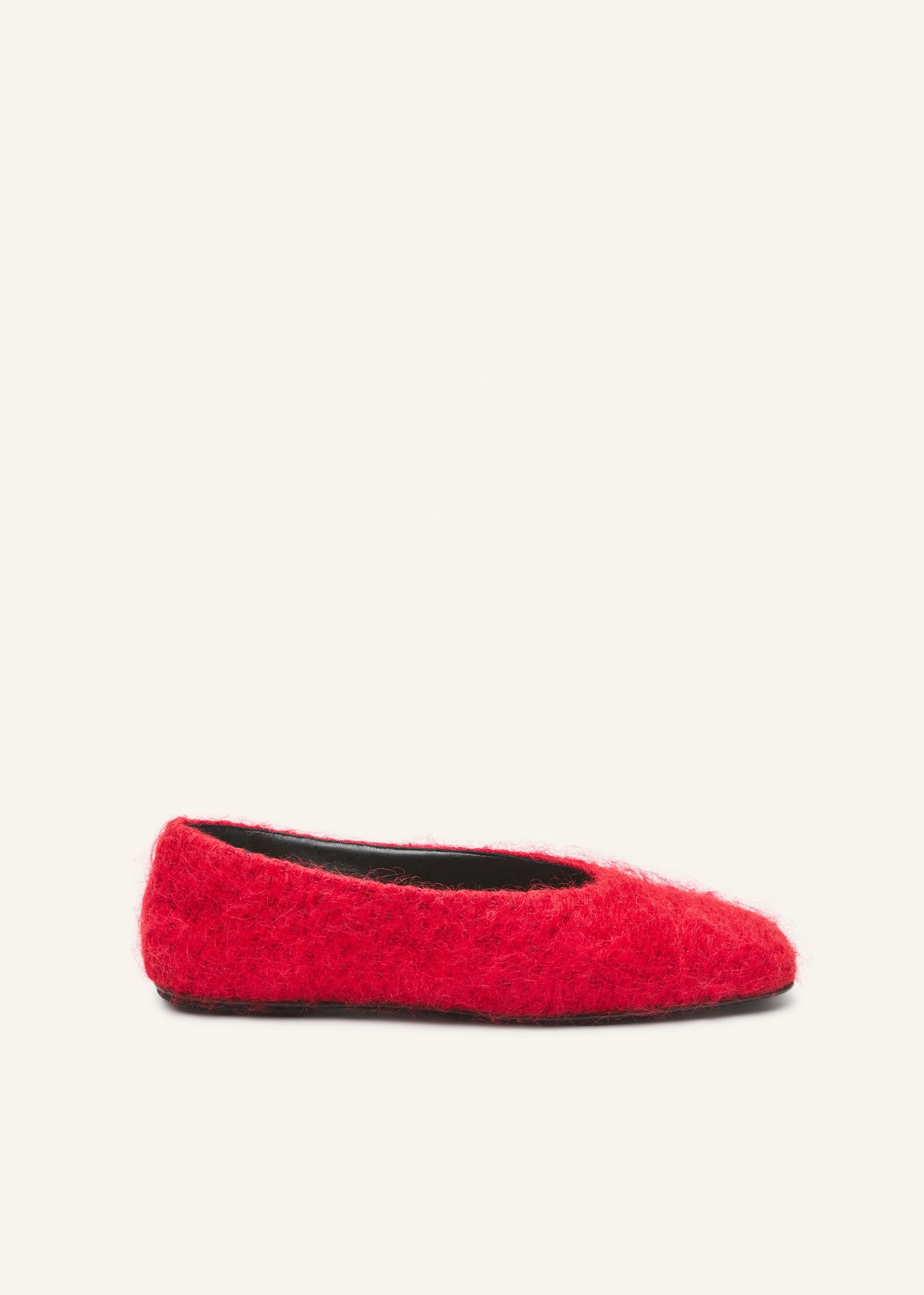 Loom-woven ballet flats in red - 1