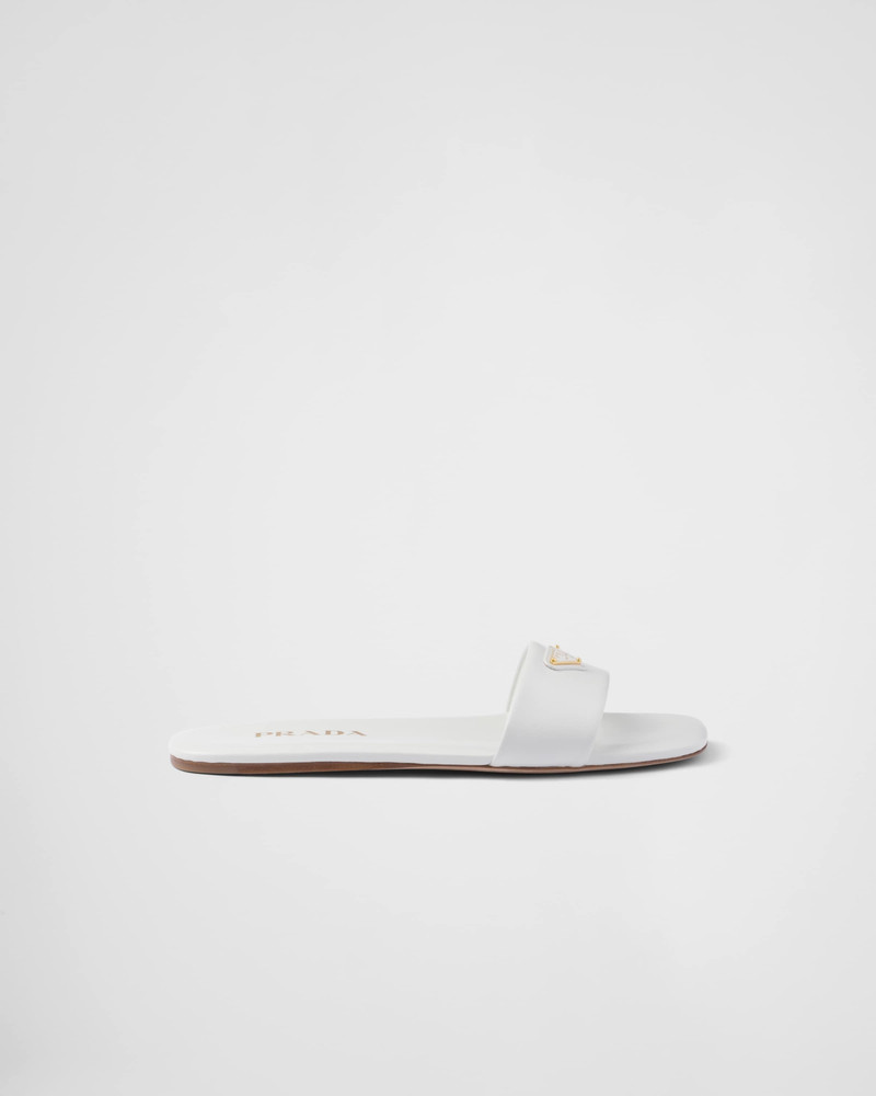 Prada Leather slides outlook