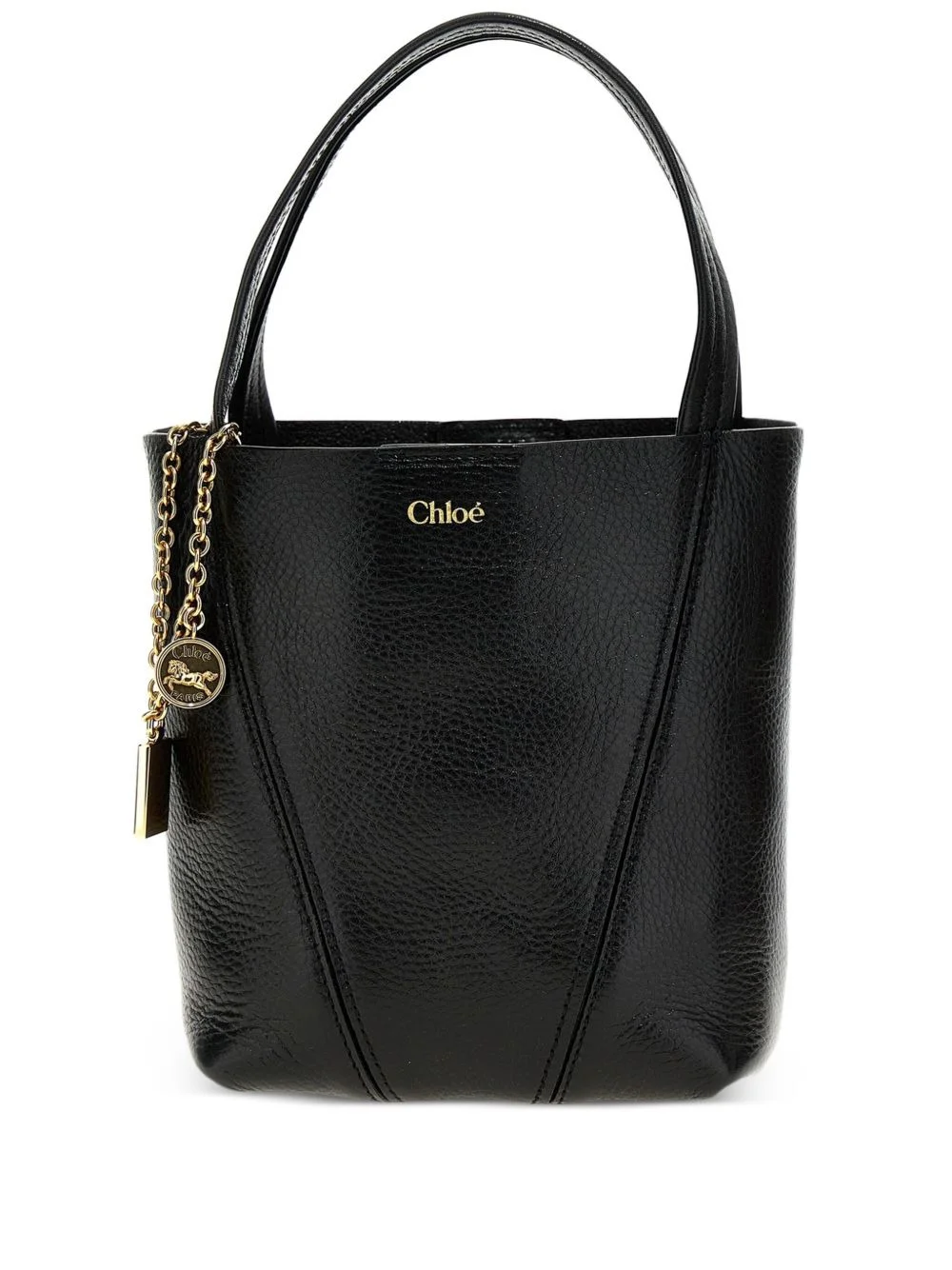 Chloé Women Spin Small Leather Tote Bag - 1