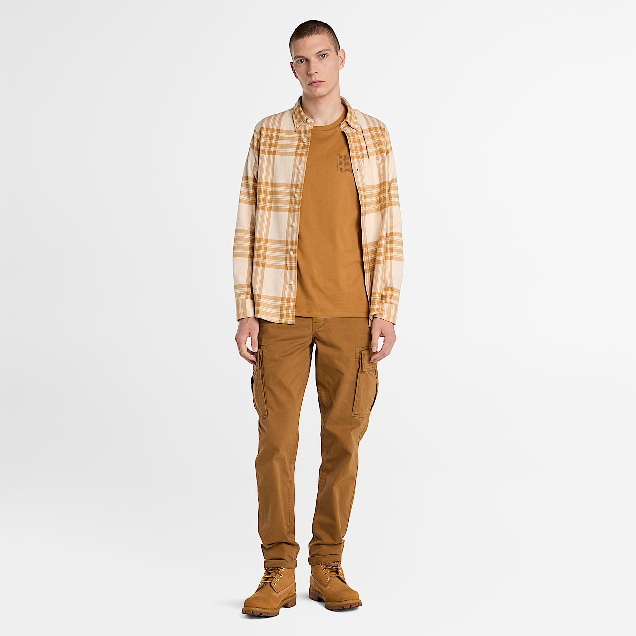 Men's Midweight Flannel Check Shirt - 3