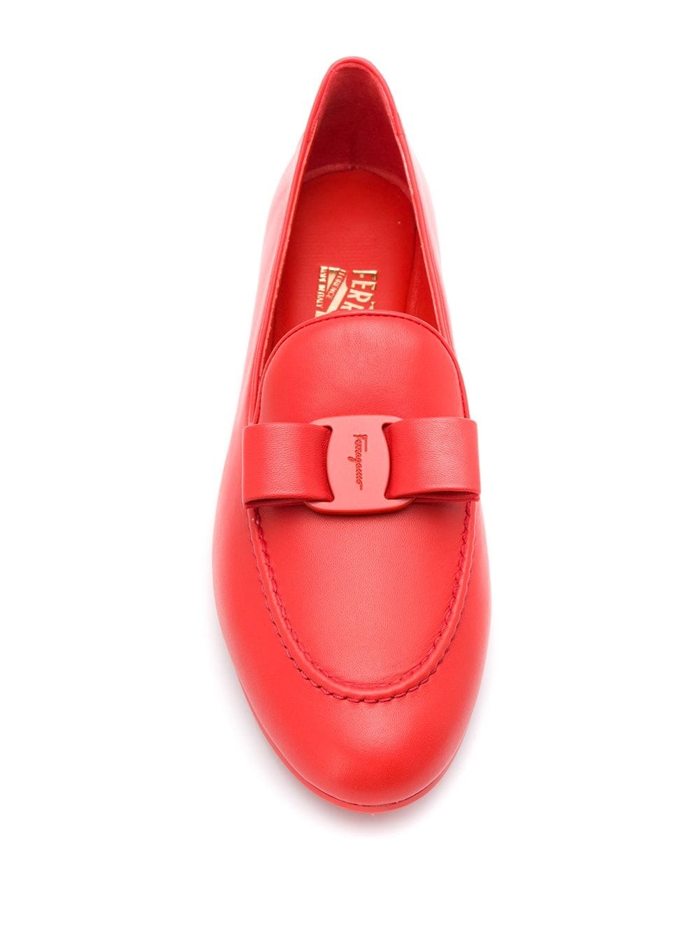 Lesley bow-detail loafers - 4