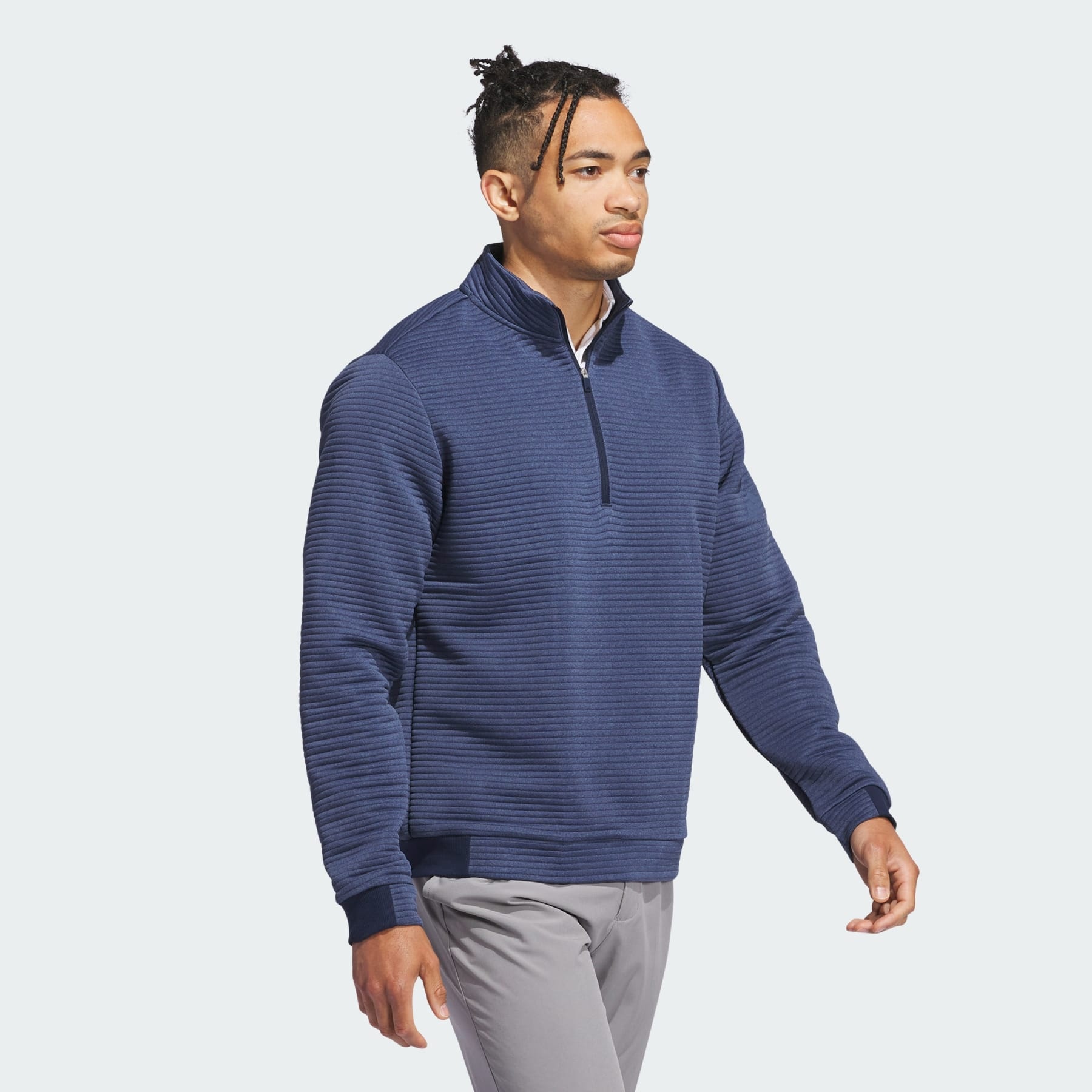 Ultimate365 DWR Textured Quarter-Zip Pullover - 4