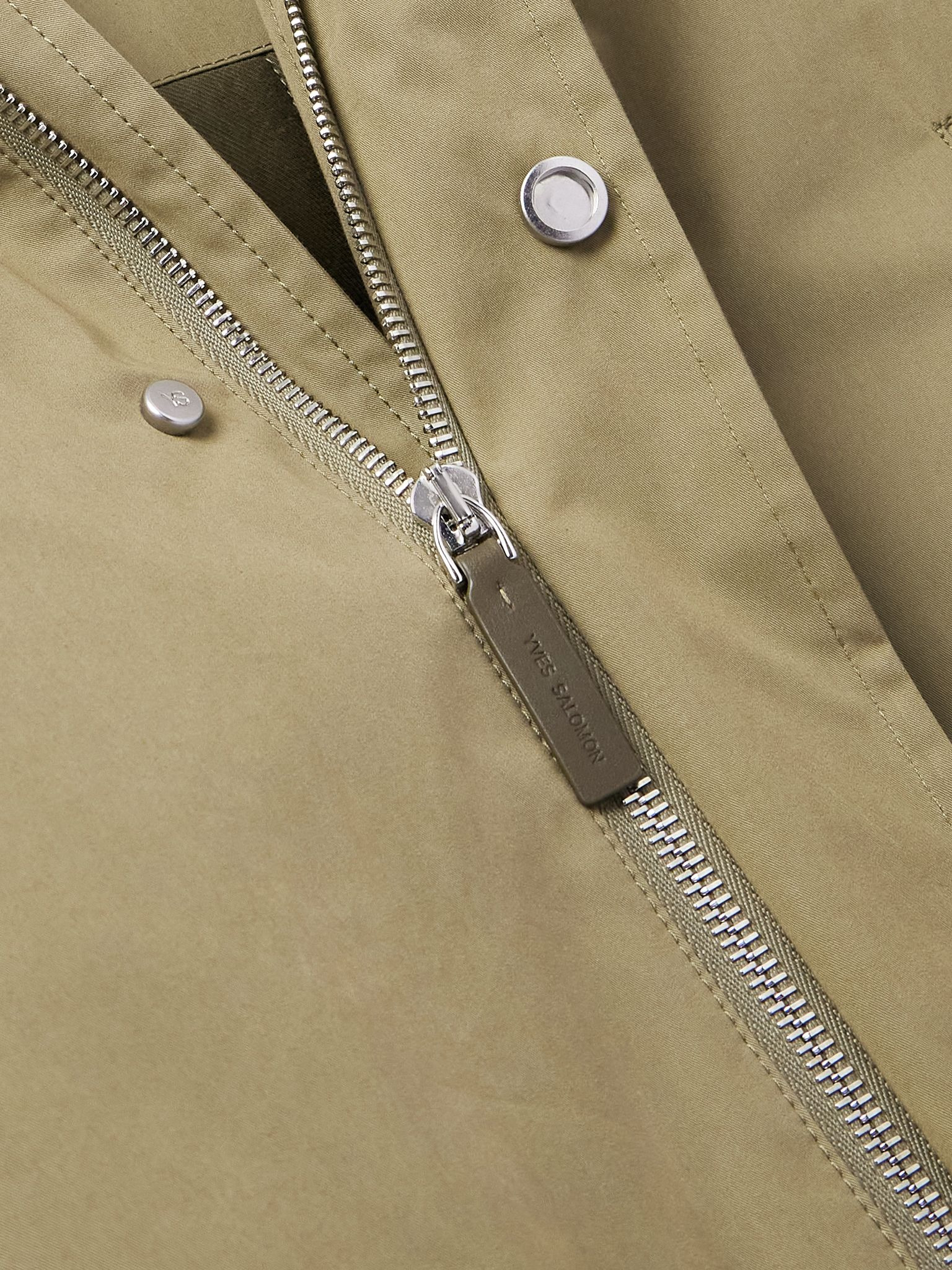Cotton-Blend Twill Parka Neutral - 4