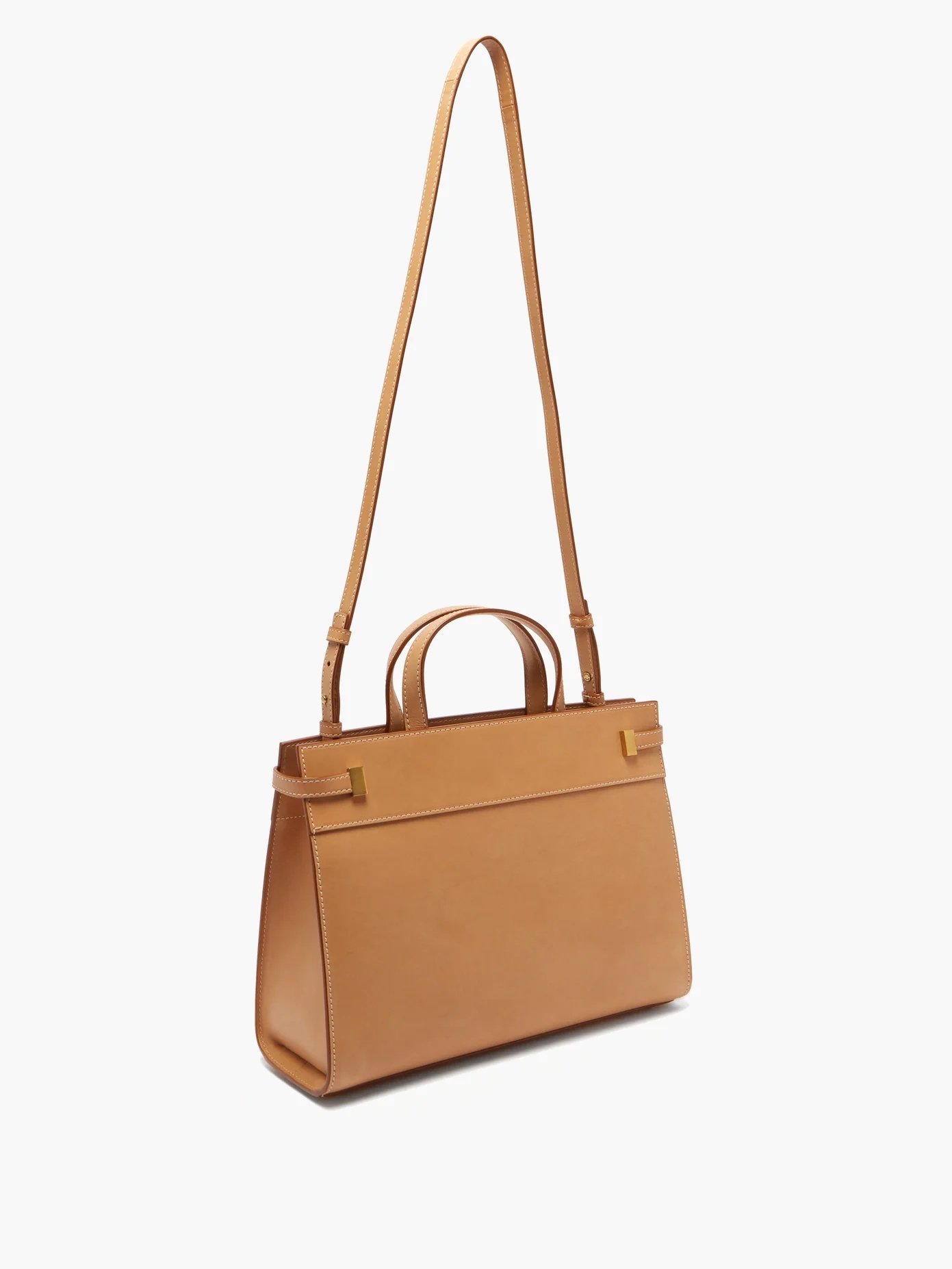 Manhattan medium leather tote bag - 4