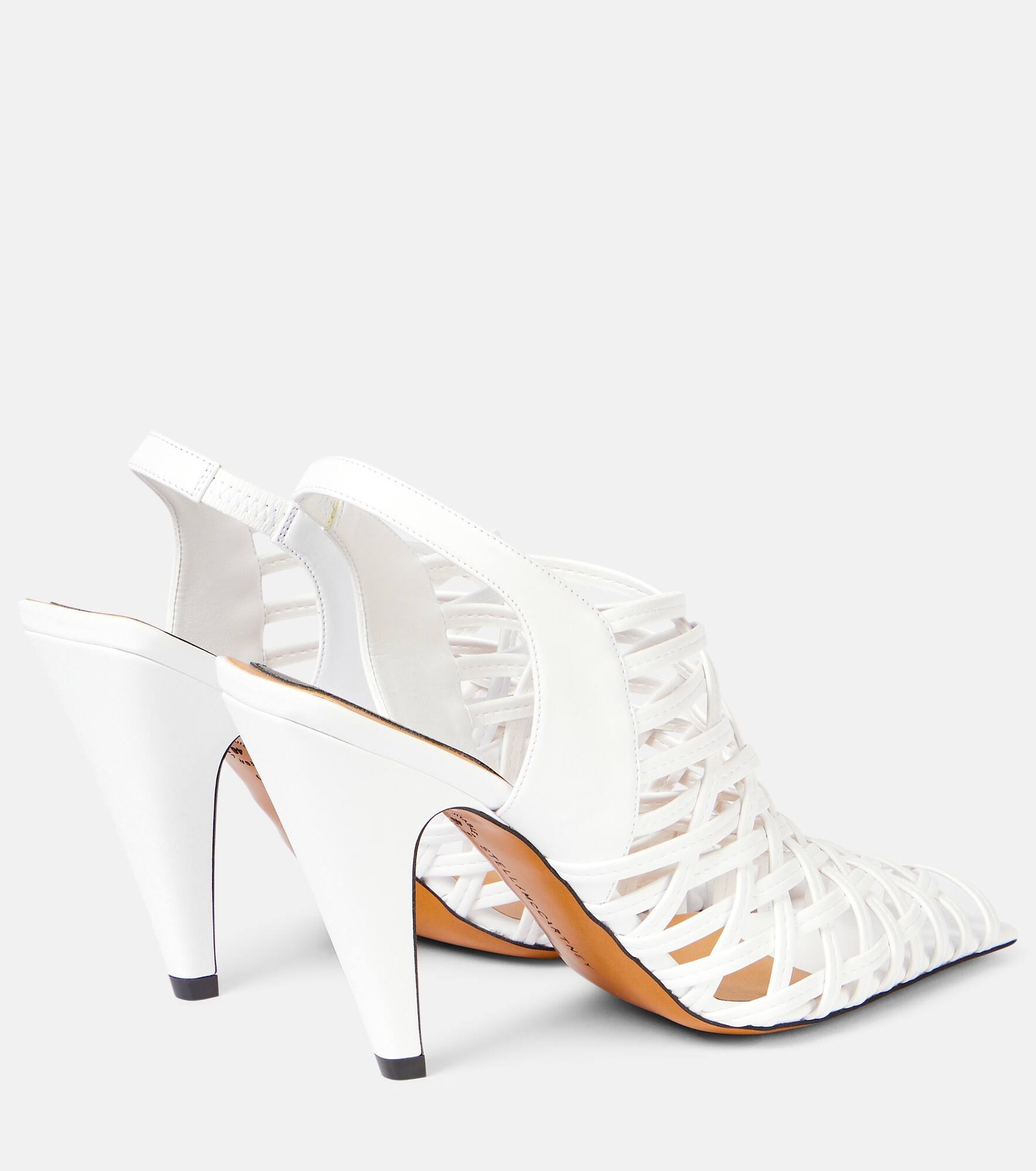 Stella Spur faux leather slingback pumps - 2