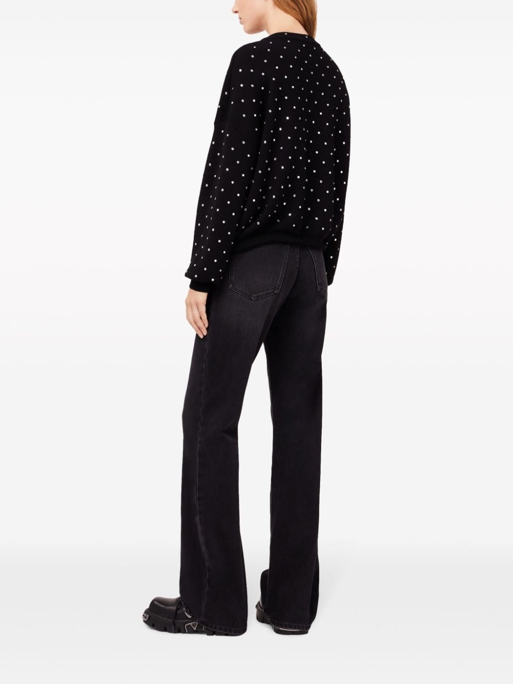 crystal-embellished wool jumper - 4