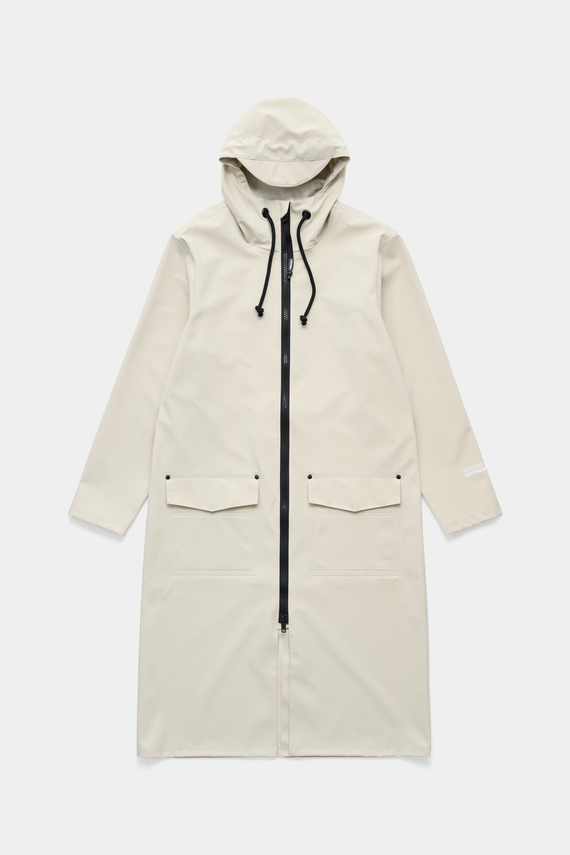 Stockholm Long Patch Raincoat Pelican 5