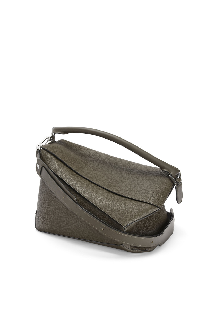 Large Puzzle bag in grained calfskin 3