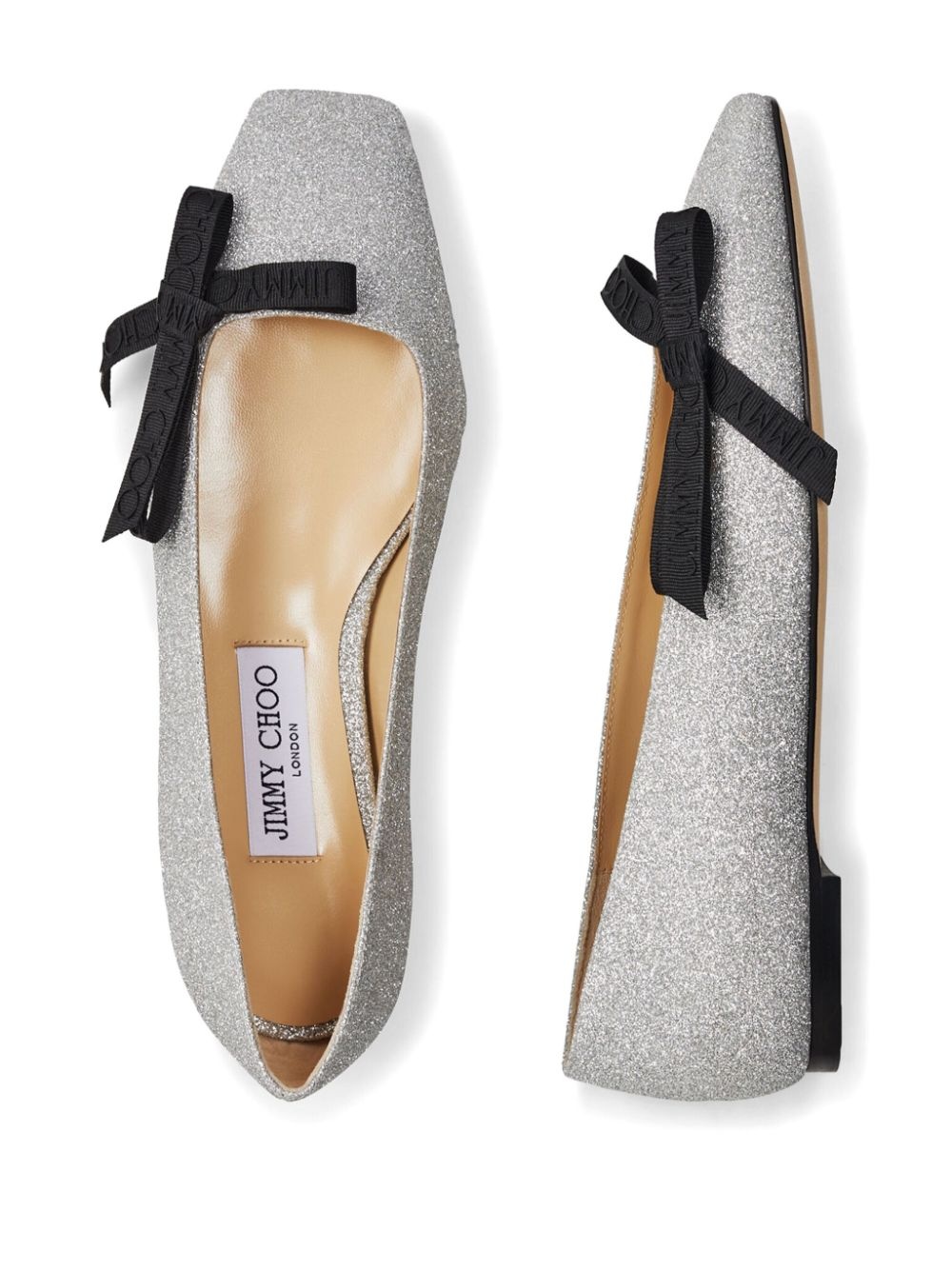 Veda bow-detail ballerina shoes - 3