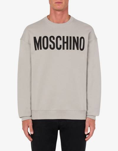 Moschino ORGANIC COTTON SWEATSHIRT WITH LOGO outlook