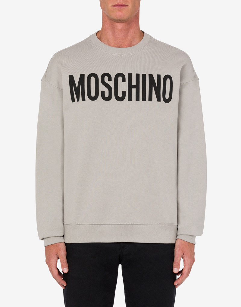 Moschino ORGANIC COTTON SWEATSHIRT WITH LOGO outlook
