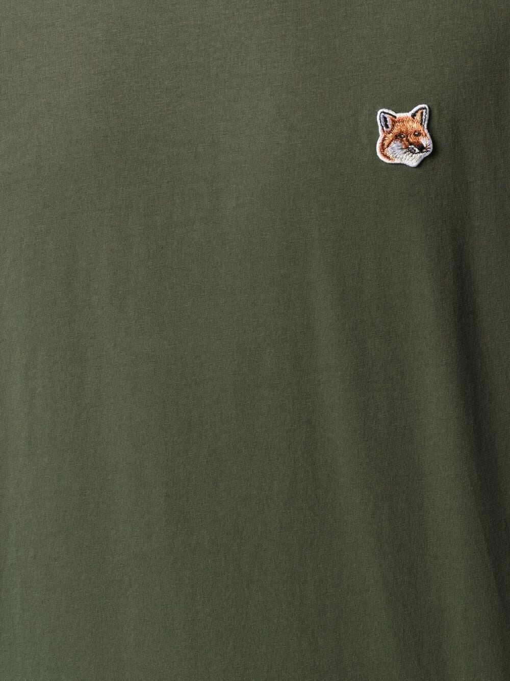 fox-patch cotton T-shirt - 5