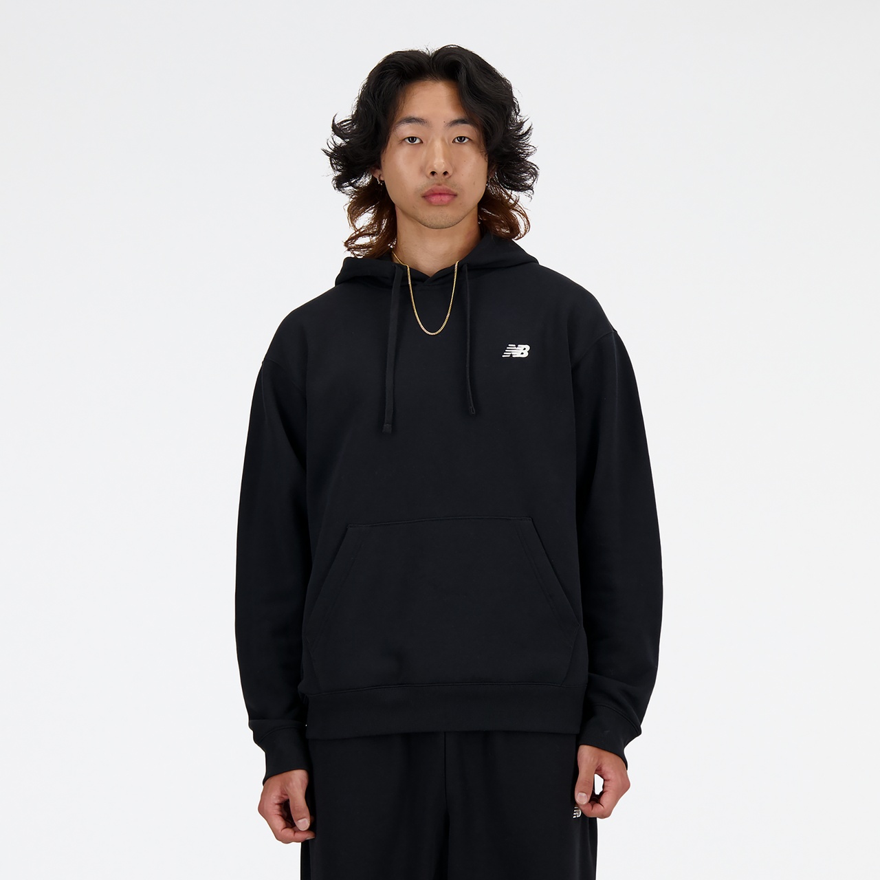 New Balance Mens New Balance Sport Essentials Fleece Hoodie - 1