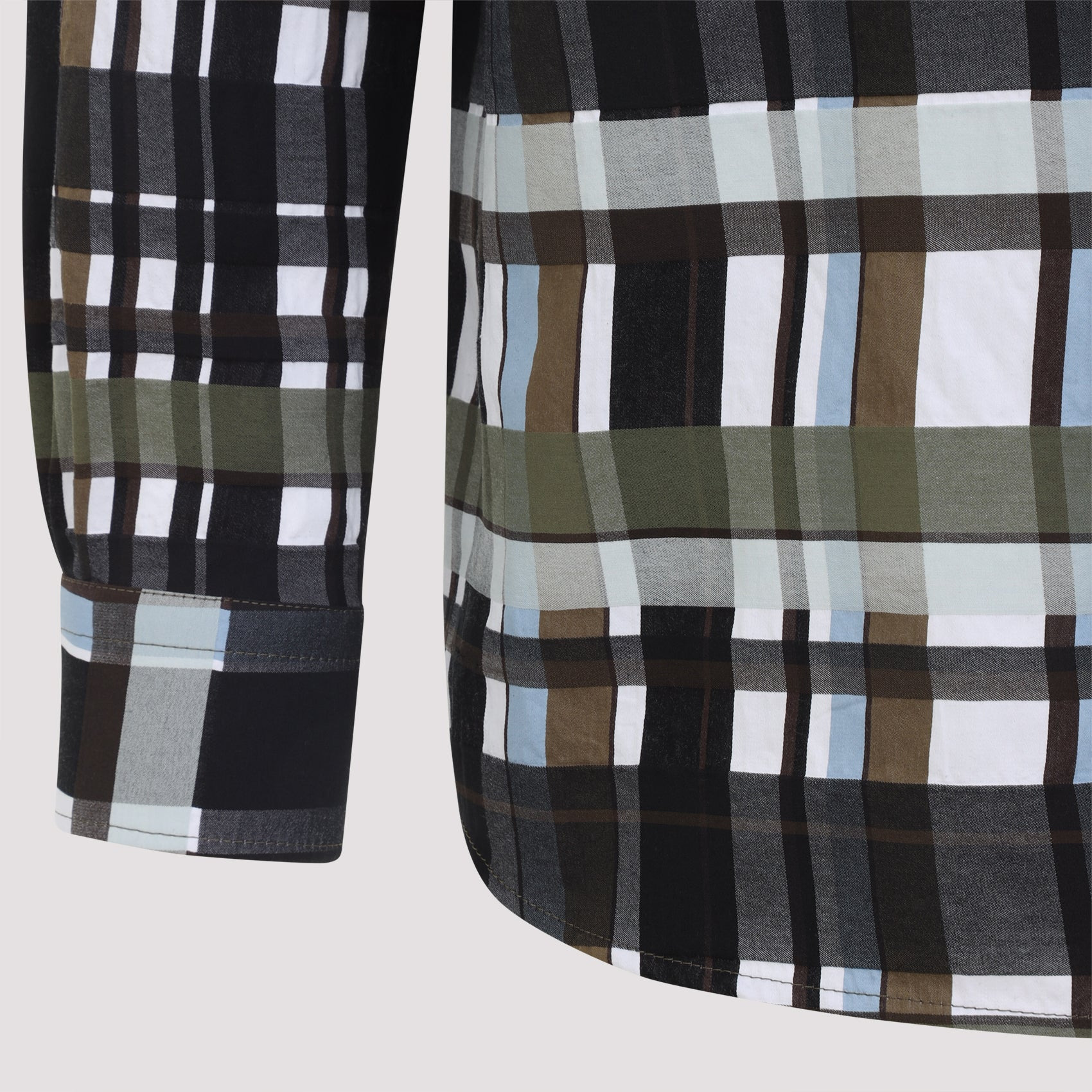 Bottega Veneta Cotton Check Shirt Men - 3