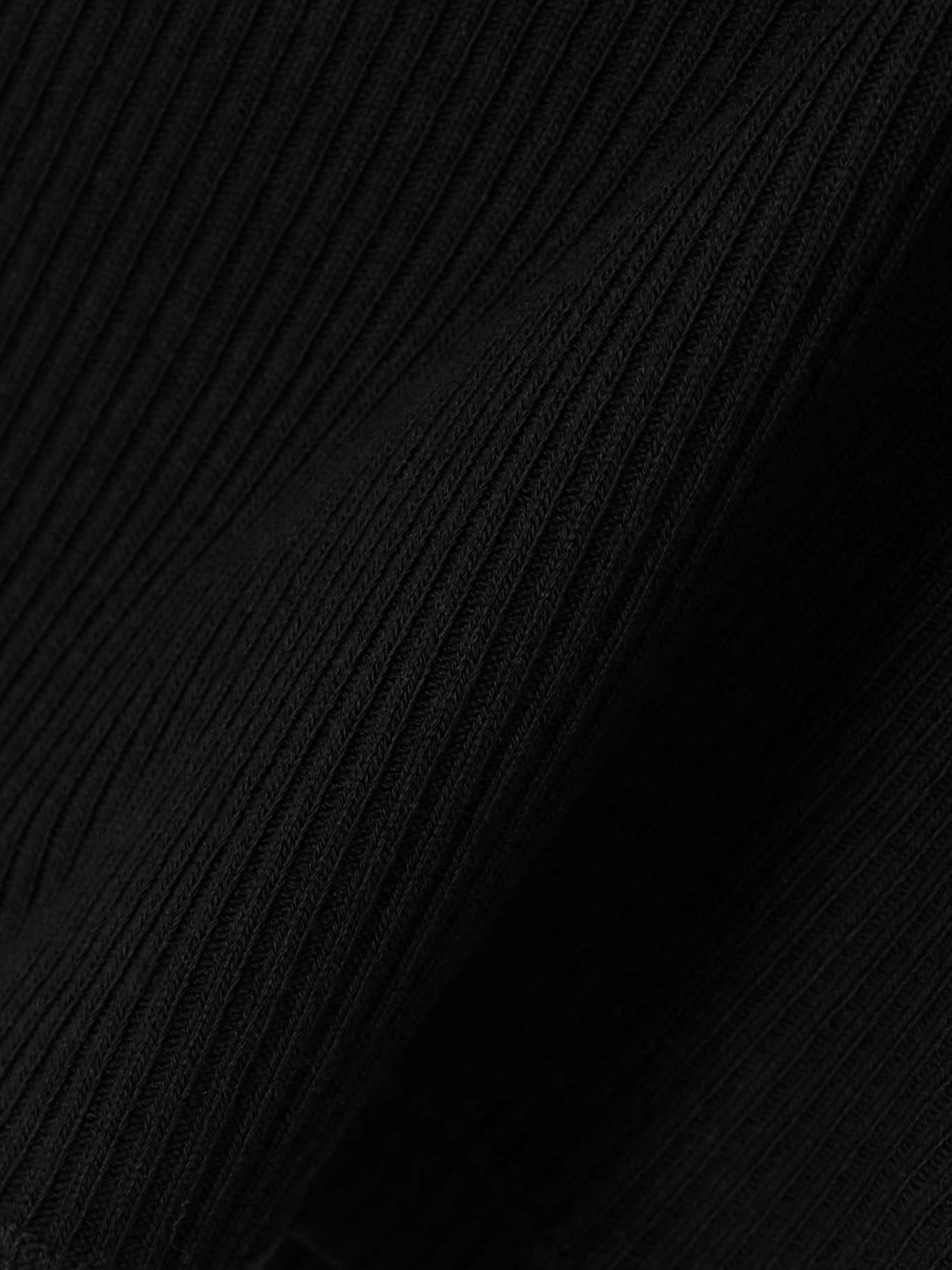 Binx ribbed stretch-Lyocell and organic cotton-blend tank Black - 4