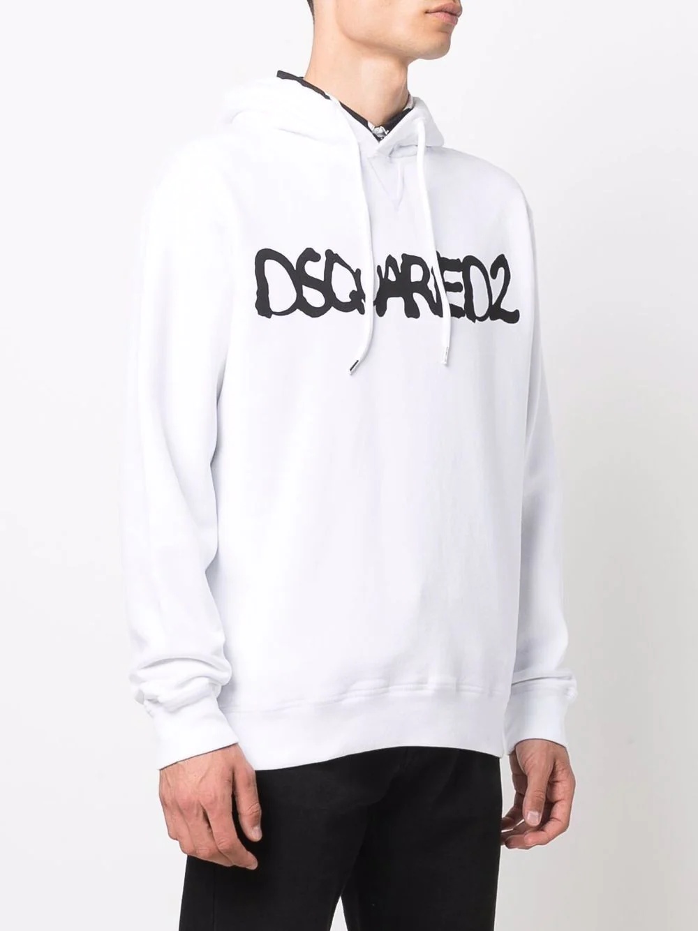 logo-print hoodie - 3