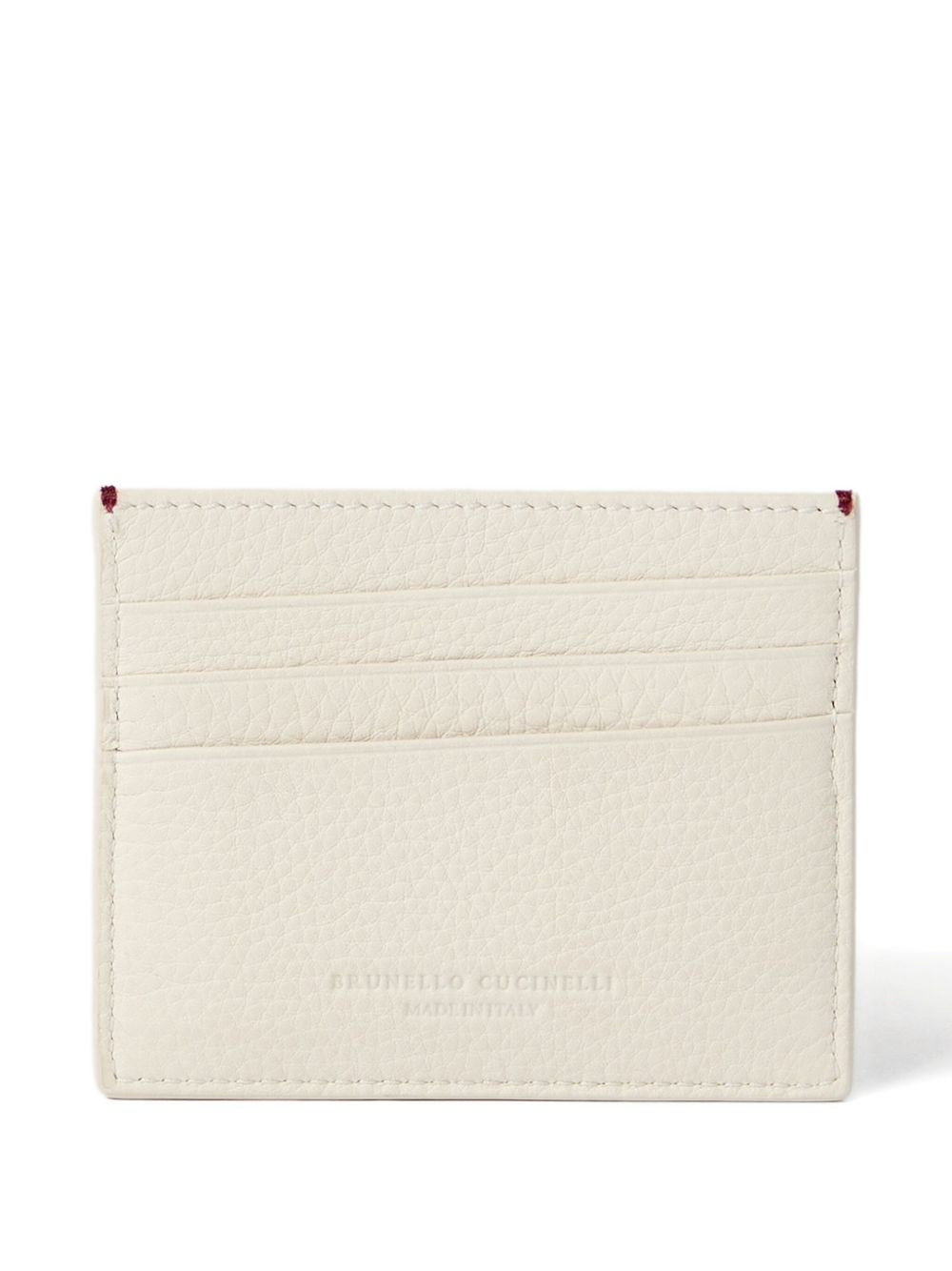 logo-debossed cardholder - 2