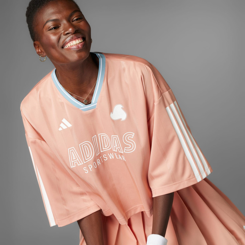 adidas Tiro Cut 3-Stripes Oversized Jersey outlook