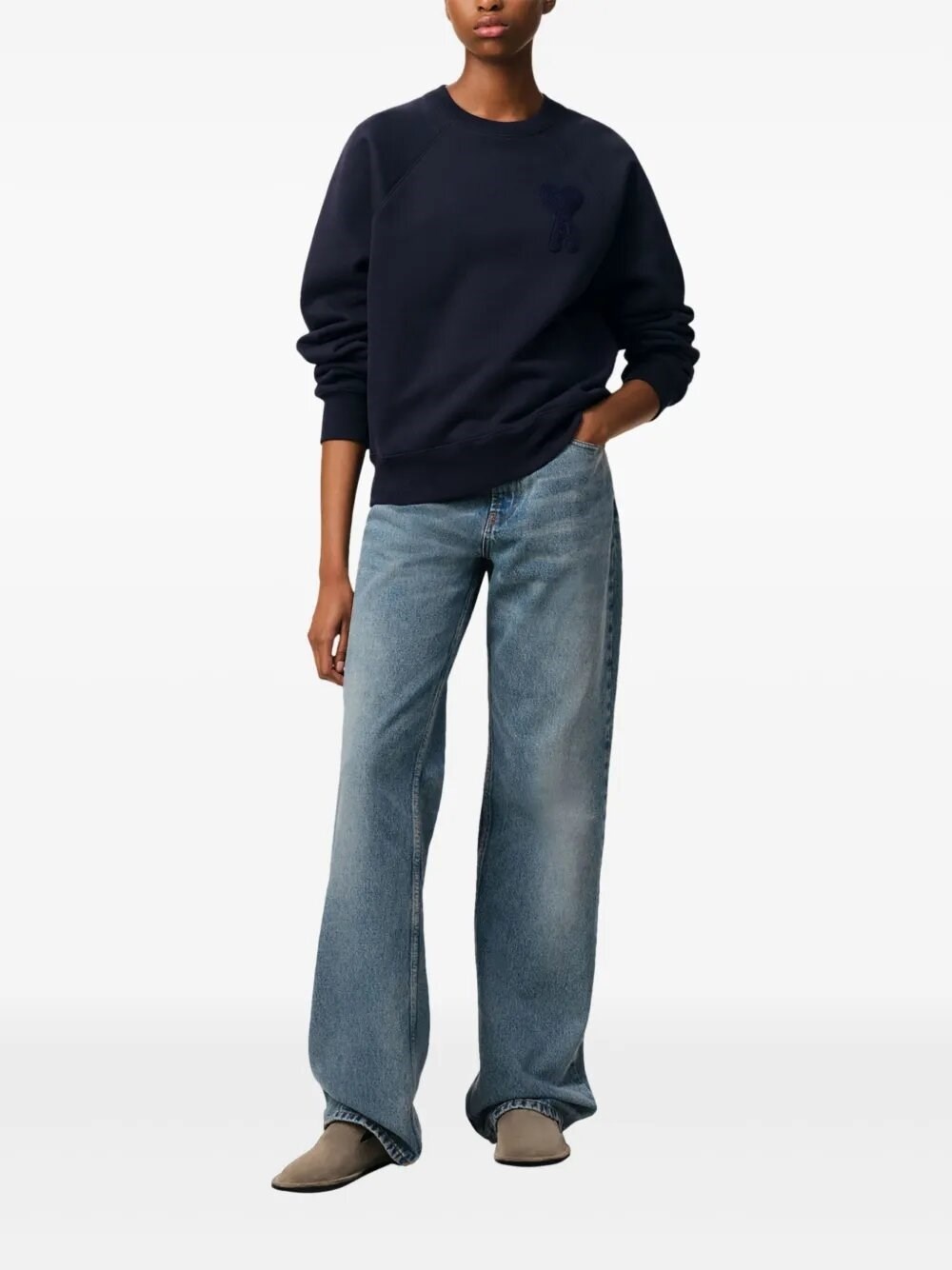 Ami Paris ADC パッチ スウェットシャツ Ami Paris ADC パッチ スウェットシャツ (AMI PARIS/スウェット