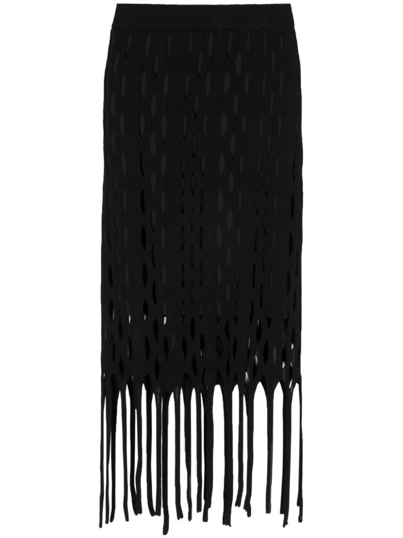 cut-out knitted skirt 1