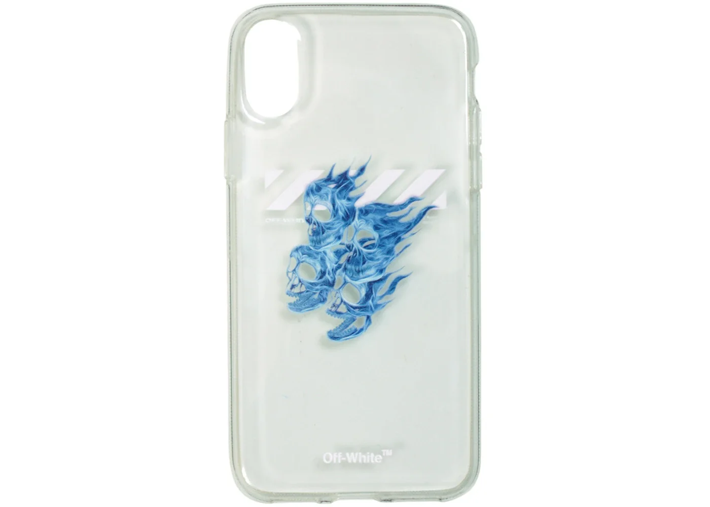 OFF-WHITE Skulls iPhone X Case (SS19) Transparent/Multicolor - 1