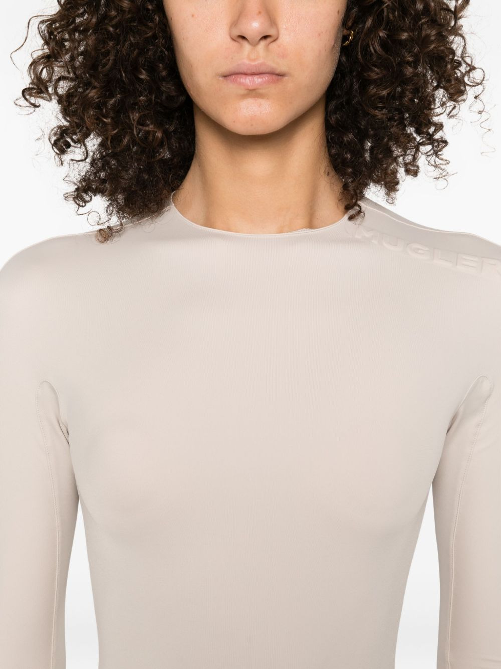 long-sleeve thumb-holes bodysuit - 5