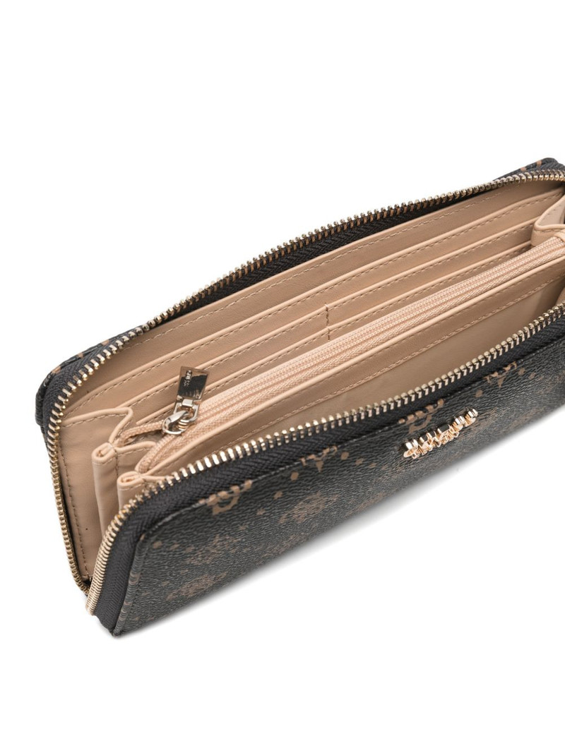Carrie Monogram zip wallet 3