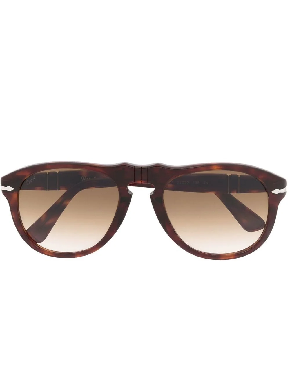 tortoiseshell round-frame sunglasses - 1
